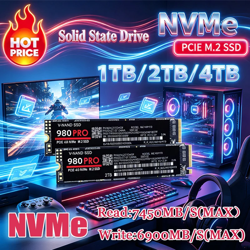 Samsung Ssd 980 Pro - قرص صلب SSD عالي السرعة 980