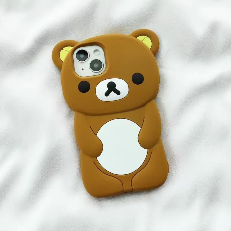 Tech Accessories Phone - غطاء هاتف سيليكون ريلاكوما بتصميم كرتوني