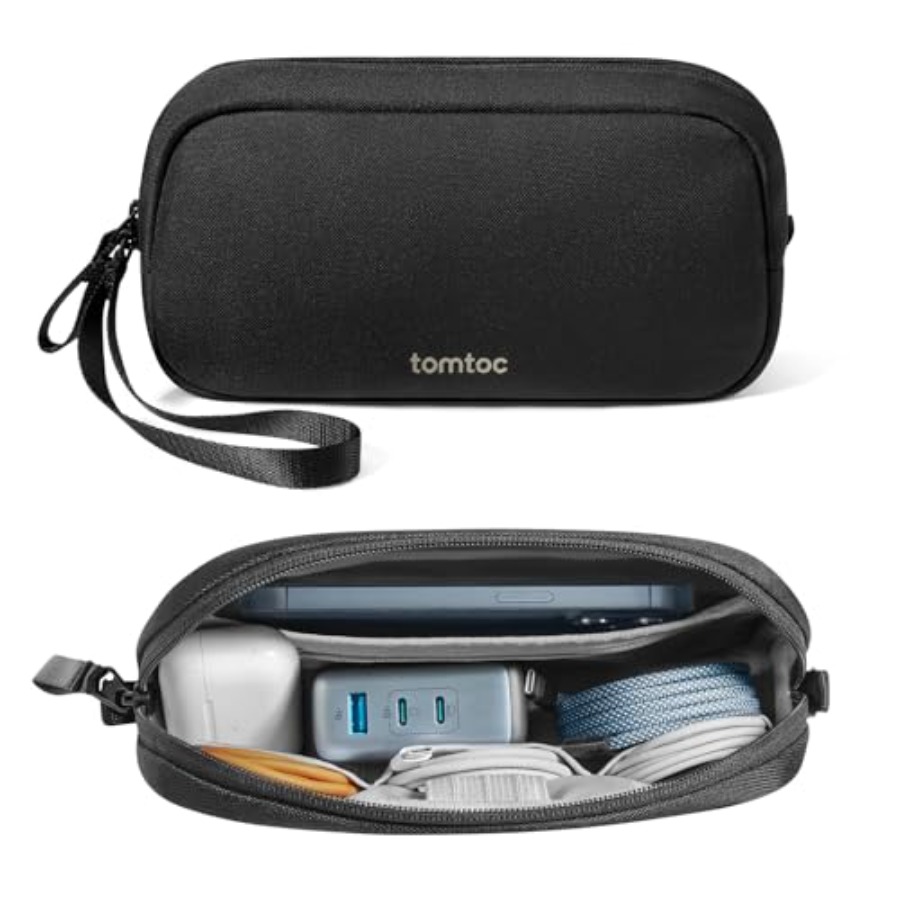 Tech Accessories Travel Organizer Pouch - حقيبة سفر لتنظيم الإلكترونيات، منظم كابلات