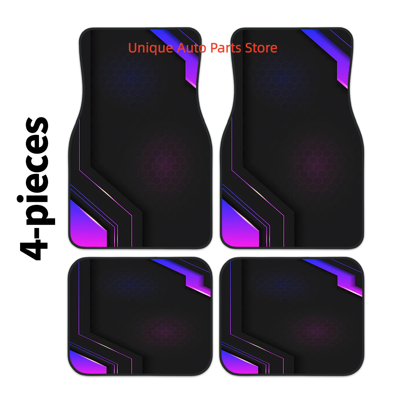 Tech Protect Accessories - 4 قطع من سجاد السيارة ثنائي