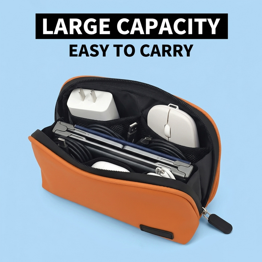 حقيبة تكنولوجيا السفر المحمولة - مراجعة Tech Accessories Travel Organizer Pouch وسعره
