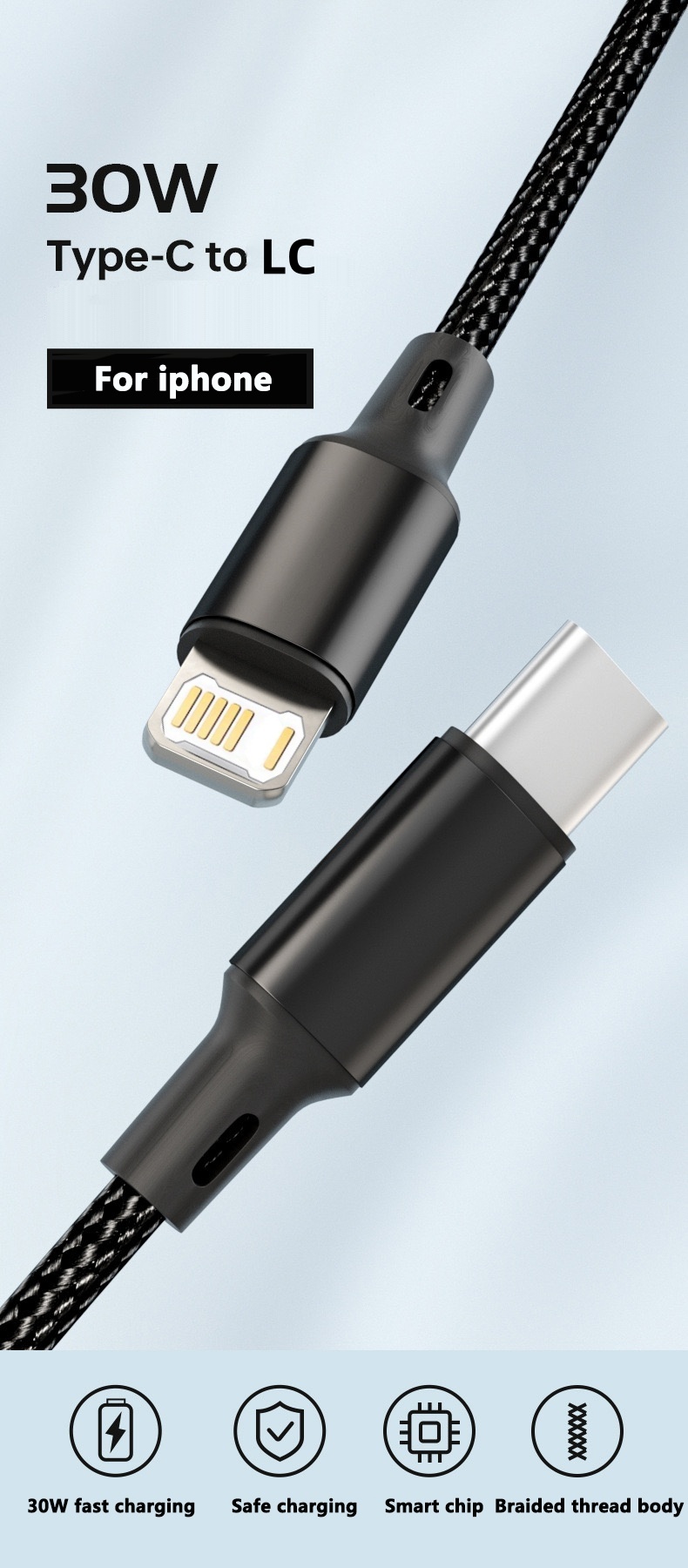 كابل USB بقوة 30 واط لأجهزة آي - مراجعة Tech Accessories Phone وسعره