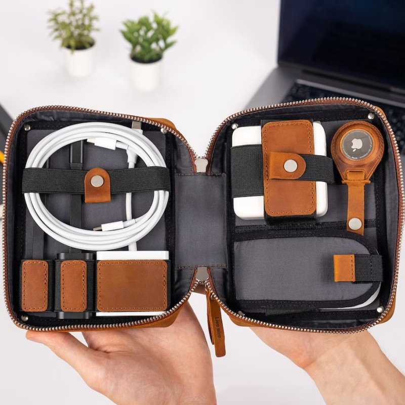 حقيبة منظم إلكترونيات محمولة ل - مراجعة Tech Accessories Travel Organizer Pouch وسعره