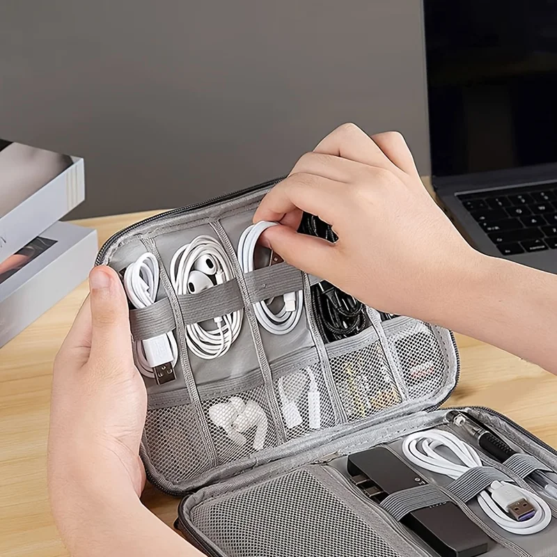 حقيبة تخزين محمولة للإكسسوارات - مراجعة Tech Accessories Travel Organizer Pouch وسعره