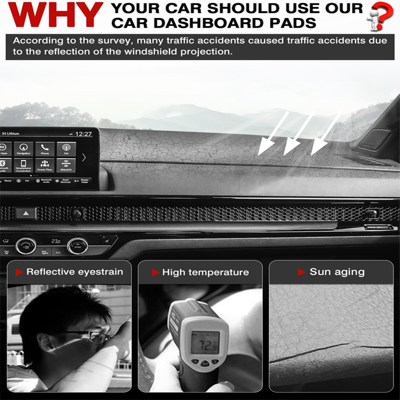 غطاء لوحة القيادة المضاد للوهج - مراجعة Tech Car Accessories وسعره