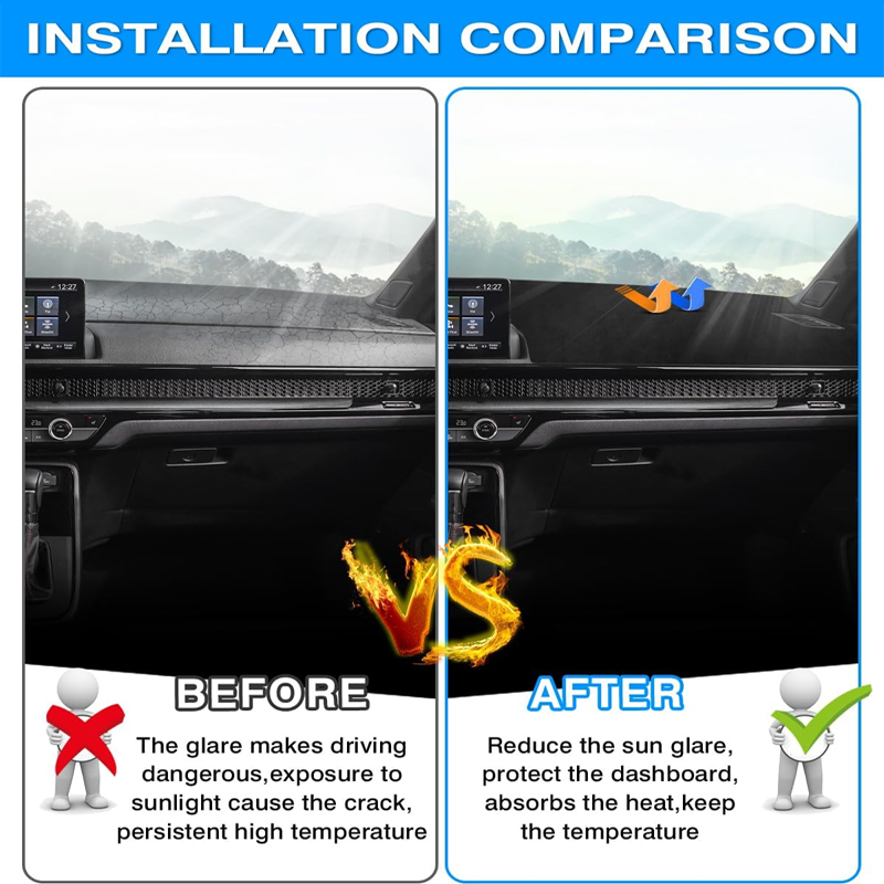 غطاء لوحة القيادة المضاد للوهج - مراجعة Tech Car Accessories وسعره