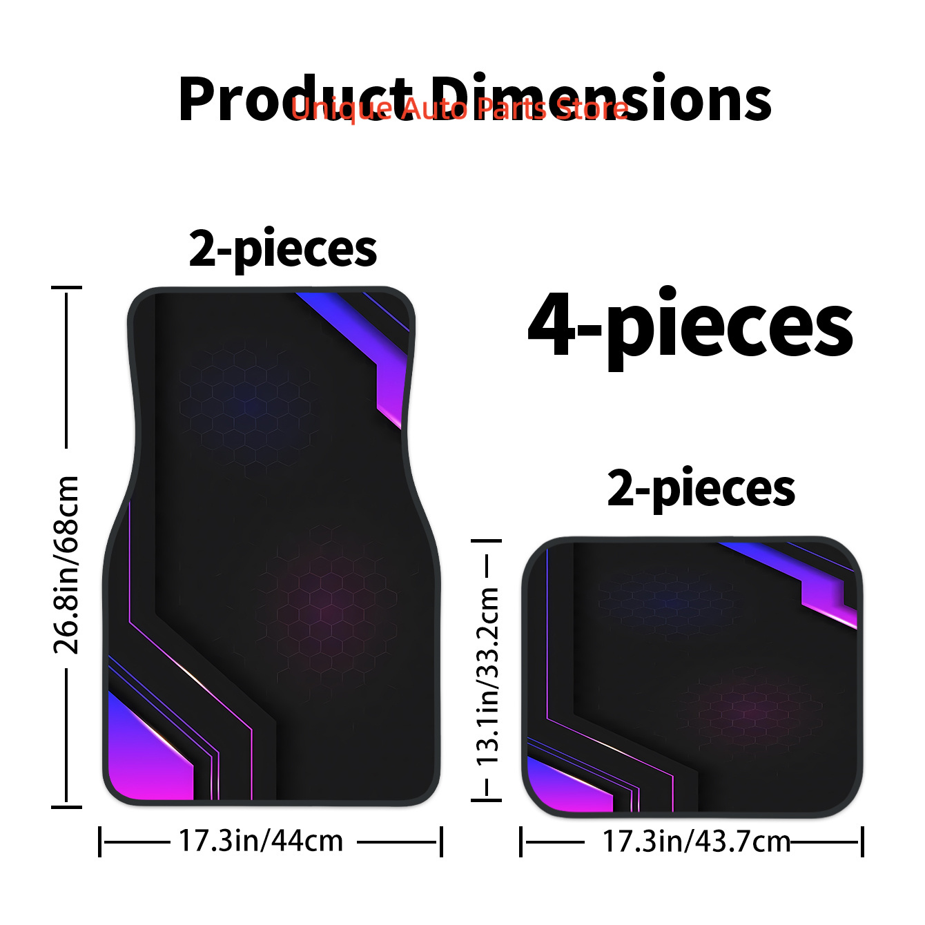 4 قطع من سجاد السيارة ثنائي ال - مراجعة Tech Protect Accessories وسعره