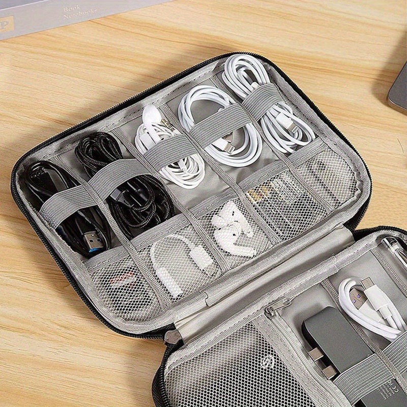 صندوق متعدد الجيوب للإكسسوارات - مراجعة Tech Accessories Travel Organizer Pouch وسعره