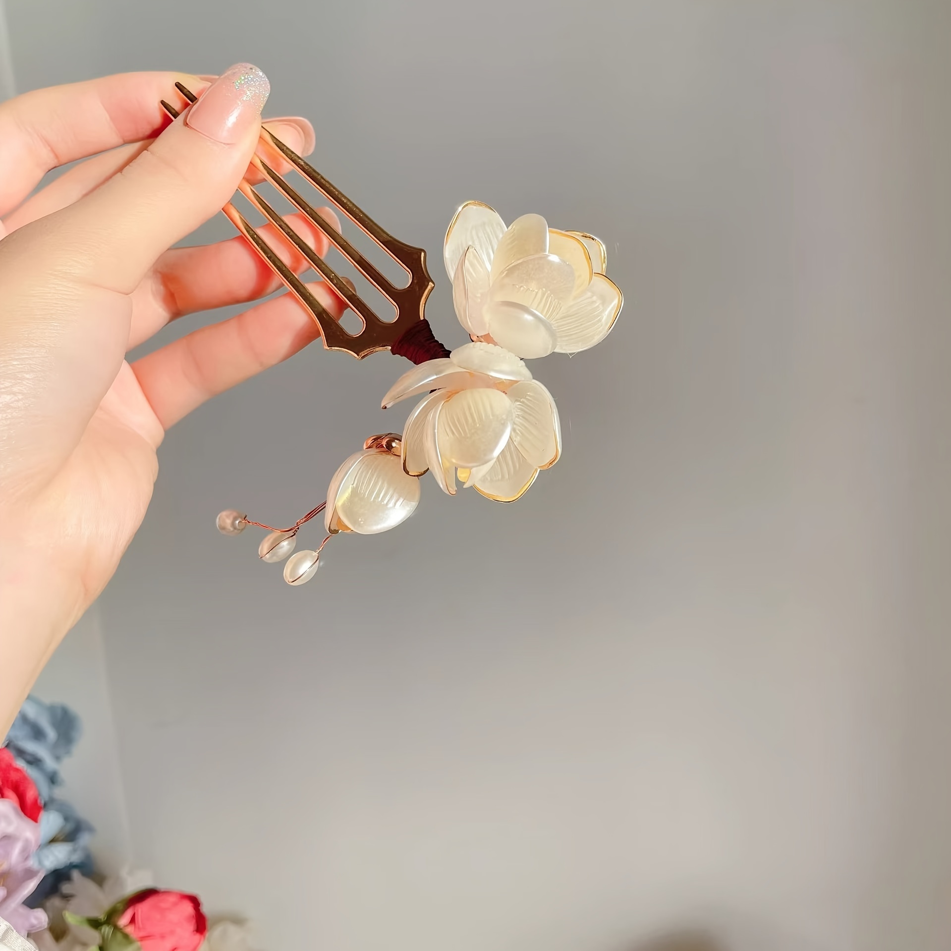 مشط شعر على الطراز الصيني بتصم - مراجعة Tech Hair Accessories وسعره