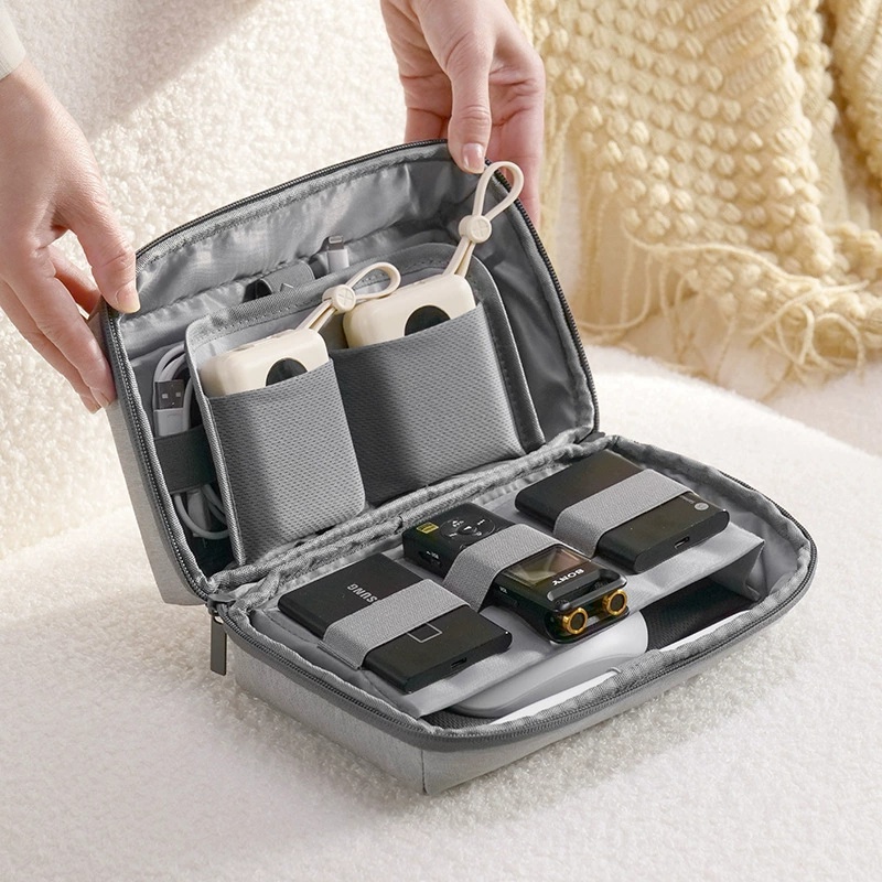حقيبة سفر لتنظيم الإلكترونيات، - مراجعة Tech Accessories Travel Organizer Pouch وسعره